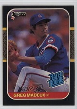 1987 Donruss Rated Rookie Greg Maddux #36 HOF 1k2s