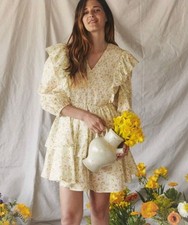 Christy Dawn The Verna Dress Women's Small Dandelion Floral Print