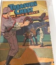 Treasure Chest Of Fun & Fact: Vol. 4 #20 Fair Baseball Cover Geo. A. Pfloum