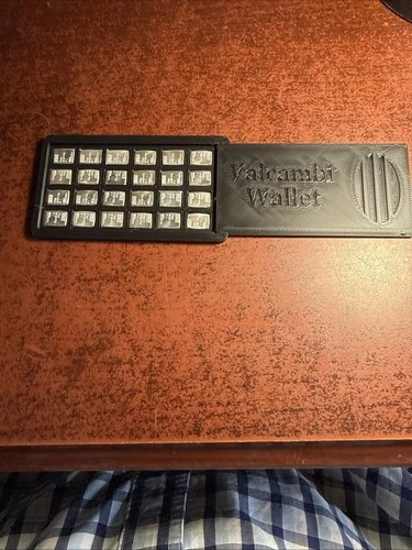 Valcambi 1g Silver Bar .999 Fine Set of 24 grams in Valcambi Wallet!