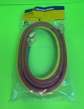 Yellow Jacket 21986 Manifold Hose Set,72 In,Red,Yellow,Blue