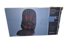 HOMEDICS Portable BACK MASSAGE CUSHION Heated Relaxing Vibration VC-110 Open Box