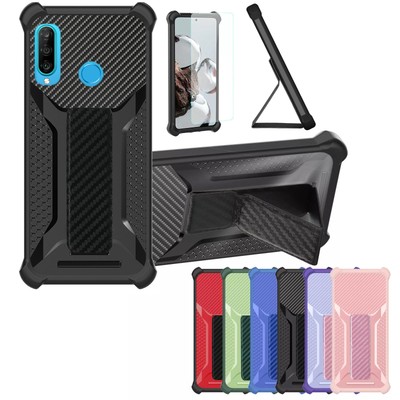for Huawei P30 lite New Edition Phone Case Cover Glass Screen Protector A1