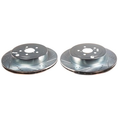 PowerStop Evolution Performance Drilled, Slotted & Plated Brake Rotor Pair
