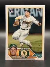 2023 Topps Series 2 - Conner Capel #418 (RC) Oakland Athletics Rookie