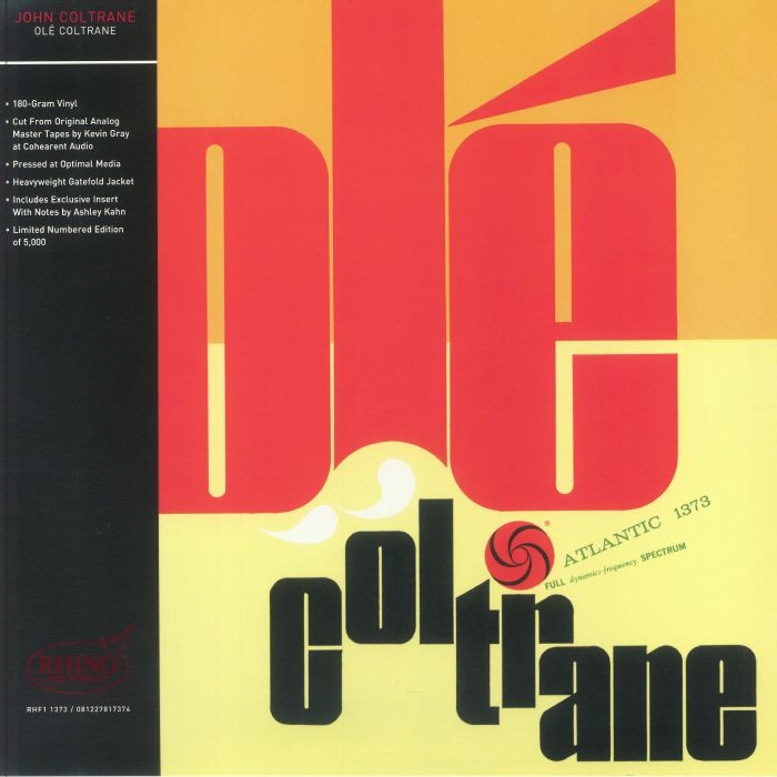 COLTRANE, John - Ole Coltrane (Rhino High Fidelity Edition) - Vinyl (LP)