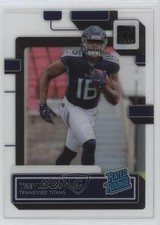 2022 Panini Clearly Donruss Rated Rookie Treylon Burks #62 ut4