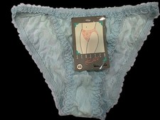 80's VTG Frilly Stretch Lace String Bikini Panties NWT One Size Van Dale