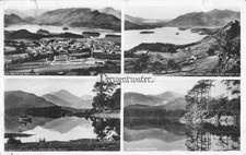 Multiview of Derwentwater Keswick Cumbria England Postcard