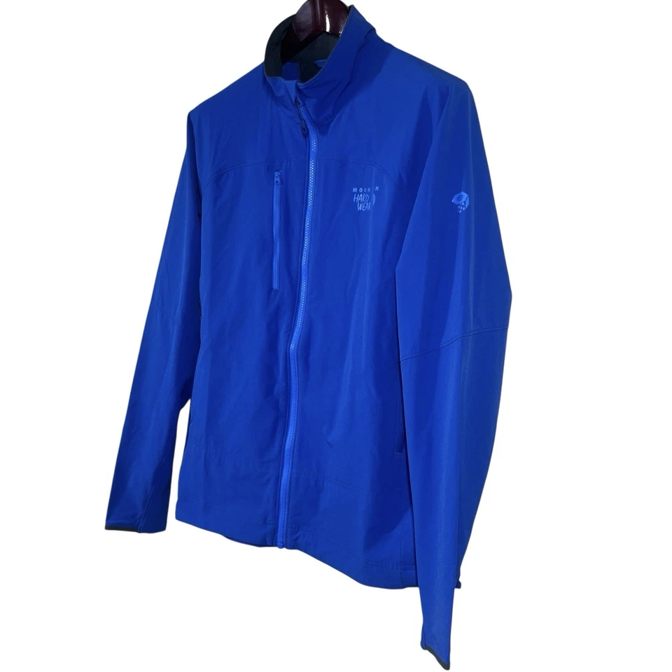 Mountain Hardwear Super Chockstone Softshell Jacket Mens M Blue Full Zip Stretch - Image 4 of 4
