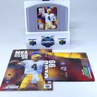 NFL Quarterback Club 99 N64 W/ Poster + Manual - Authentic, Tested - Nintendo 64