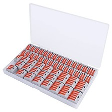 Lever Wire Electrical Connectors Nuts Assortment Kit with 28-12 AWG, 50 PCS