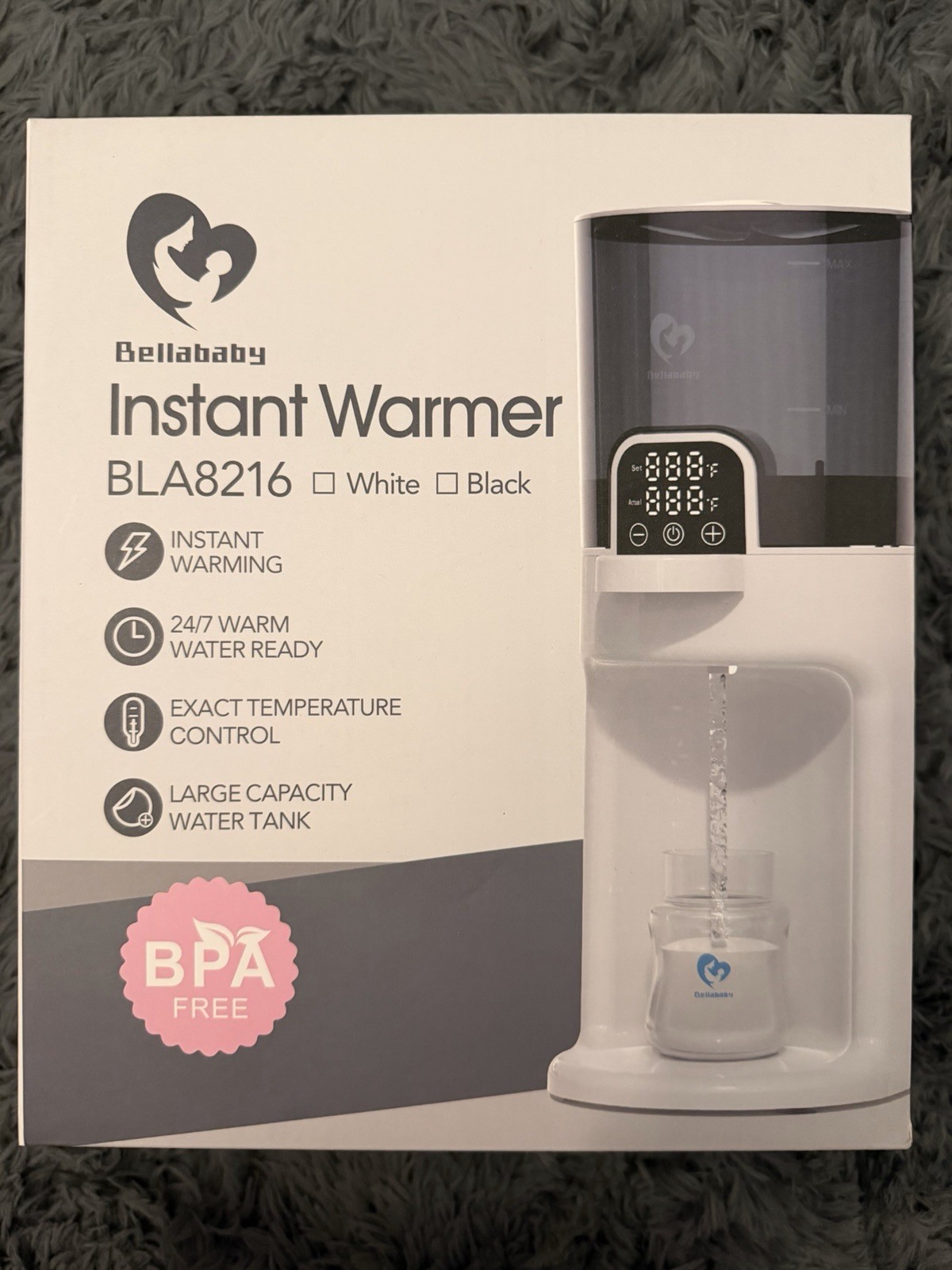 Bellababy Instant Warmer BLA8216 BPA-Free Temperature Control