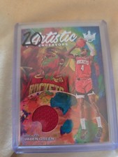 2022 Panini Court Kings Jalen Green RC Artistic Endeavors Jersey Patch Rockets 