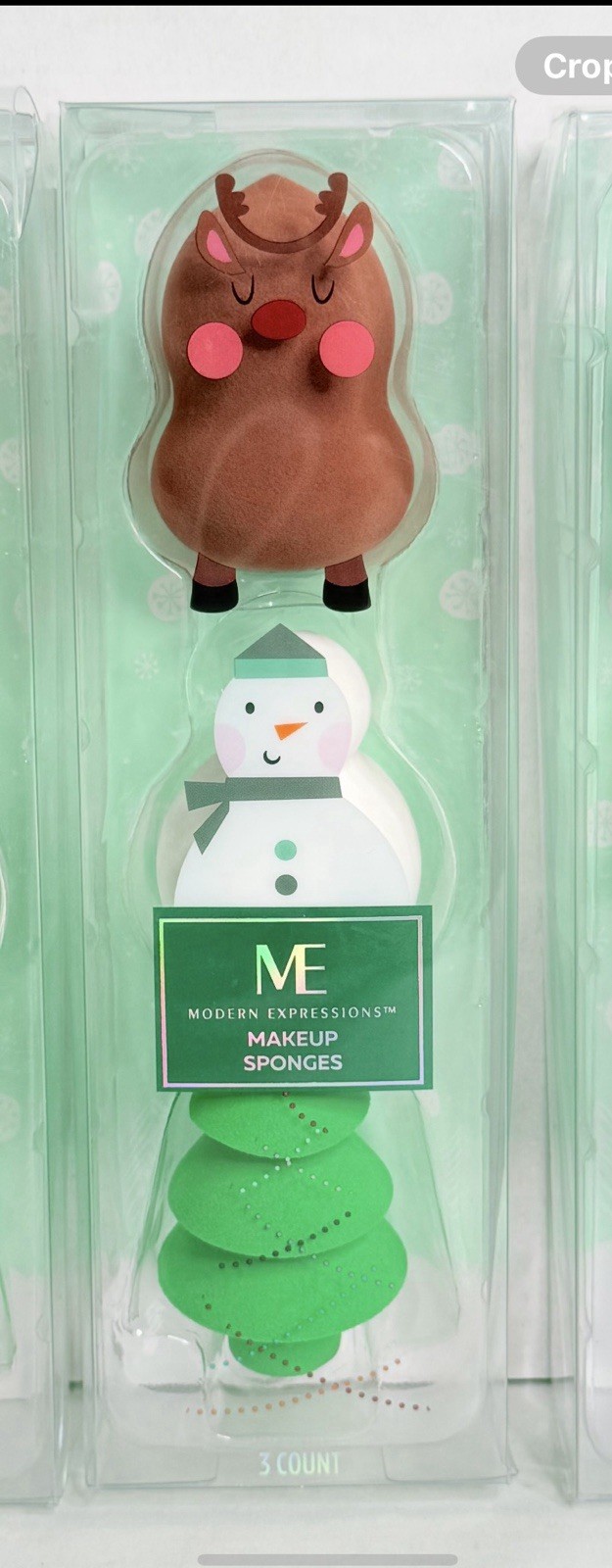 ME Modern Expressions Makeup Holiday Christmas Sponges