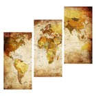  Map of The World Poster Wall Decoration Living Room Maps for Print