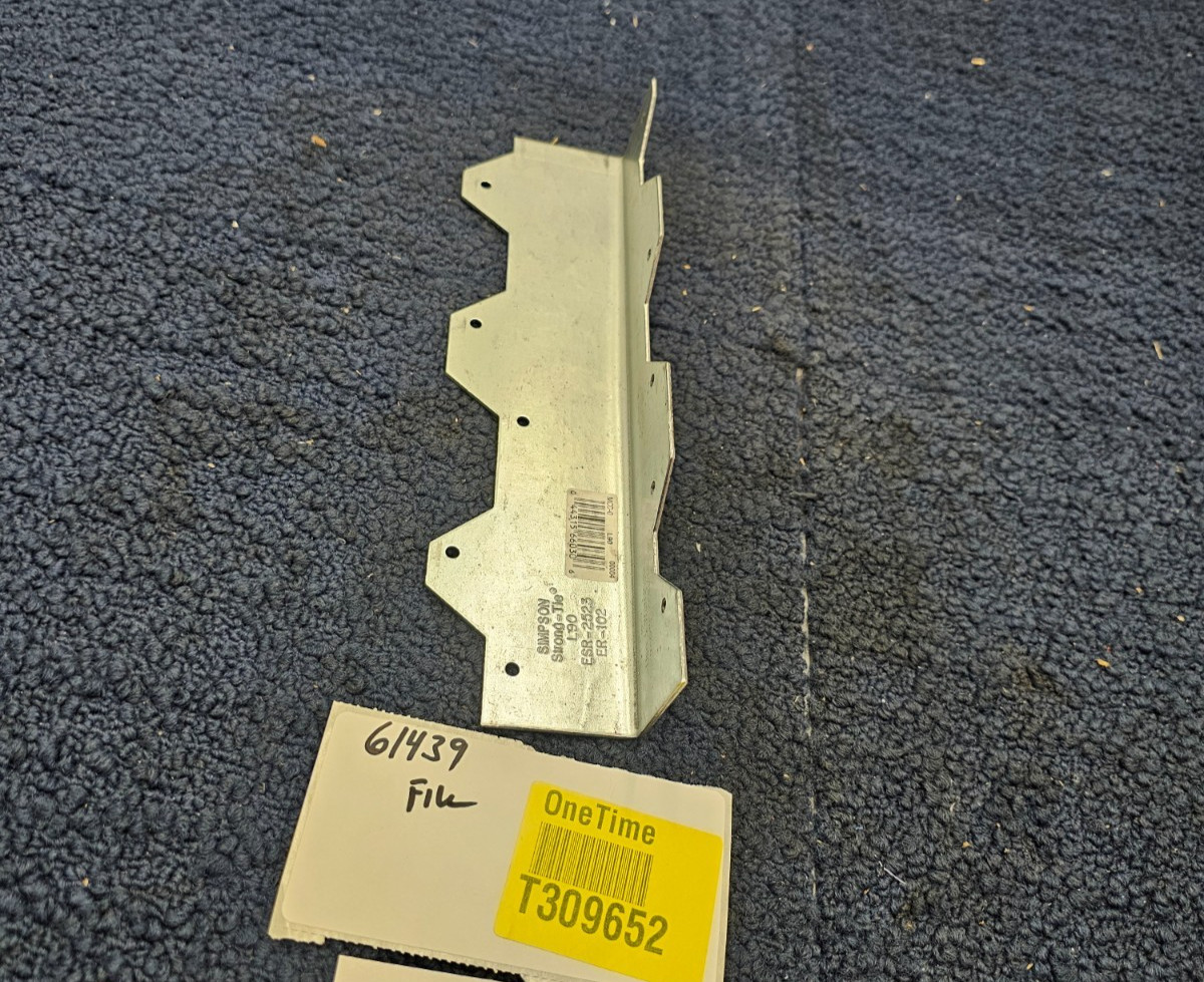 (QTY 10) Simpson Strong-Tie L90 9" 16-Gauge Galvanized Reinforcing L Angle
