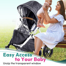 Performance Rain Shield Cover Fits Uppababy Vista/Vista V2/Vista V3/Cruz/Cruz