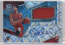 2018-19 Spectra Rookie Jersey Neon Blue Prizm 27/99 Chandler Hutchison Auto 2a8