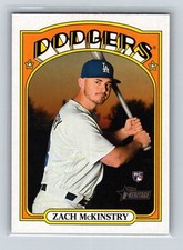 2021 Topps Heritage #686 Zach McKinstry Rookie Los Angeles Dodgers