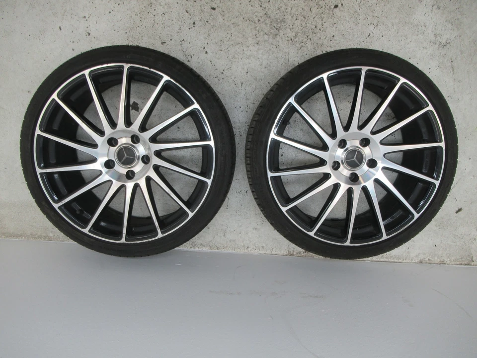 4x Alufelgen Sommerreifen Mercedes Autec KBA 50654 8J ET35 225/35 19 Zoll #341 - Bild 2 von 4