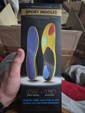 MABITUS Sport Insoles Anti-fatigue  Foot Care S 3.5 X 10 Cropping NIB