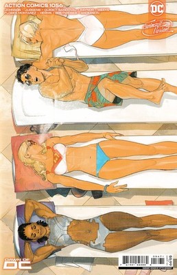 ACTION COMICS #1056F (2016) OTTO SCHMIDT SWIMSUIT CARDSTOCK VARIANT ~ UNREAD NM