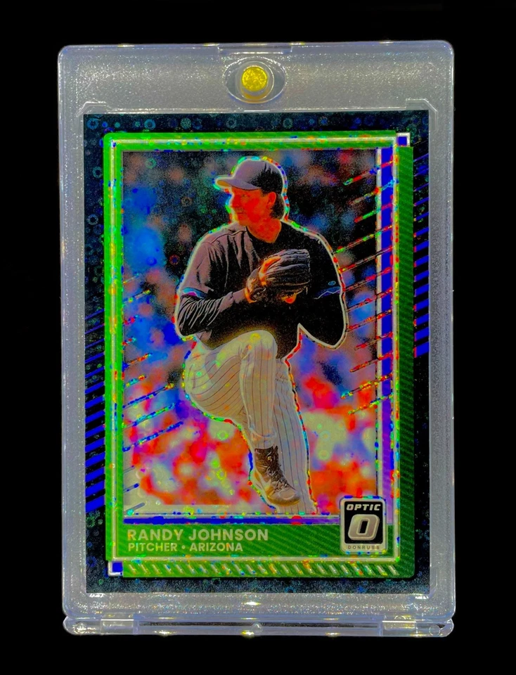 RANDY JOHNSON REFRACTOR DISCO NEGRO PRIZM SP RARO Óptico Paralelo - DIAMONDBACKS Foto 2 de 4