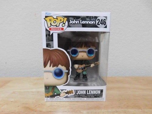 New Funko Pop Rocks John Lennon #246 John Lennon vinyl figure