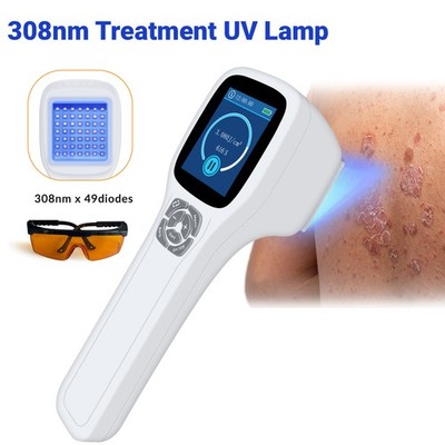 308nm UVB Phototherapy Light for Skin Heath Care Non-Invasive Home Use 49 Diodes