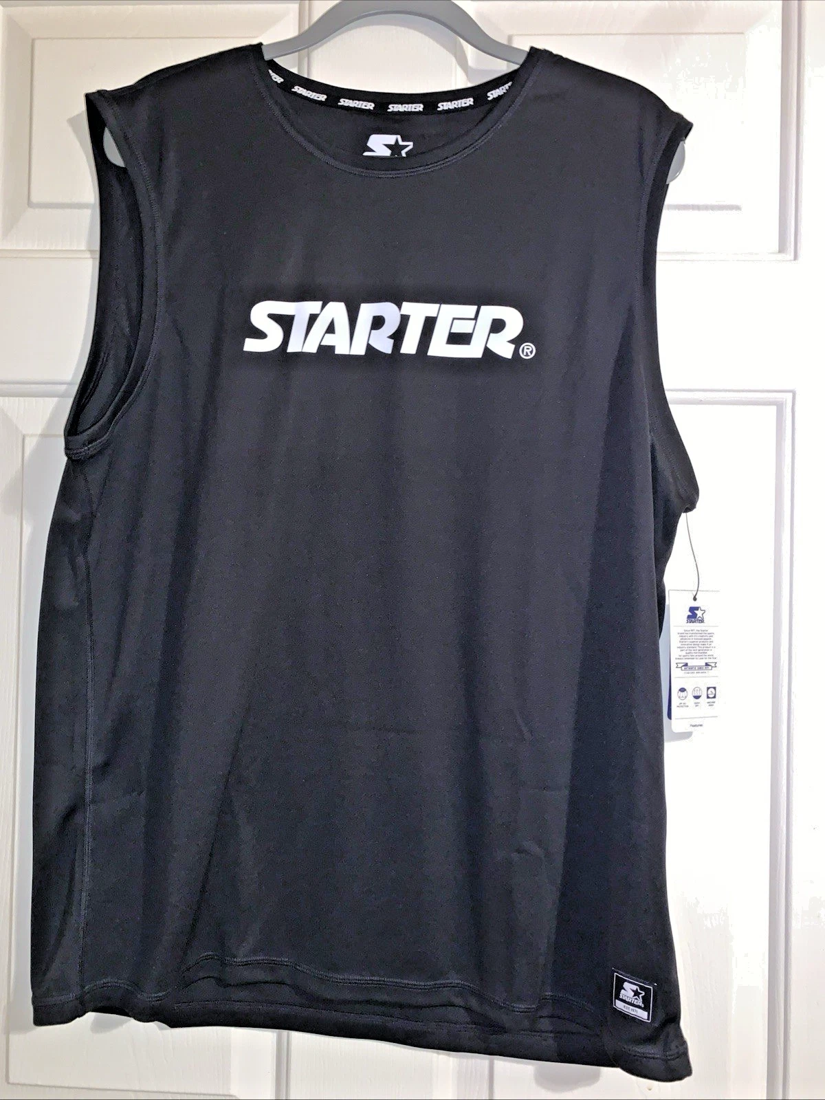 Starter Men's Standard Quick Dry Sleeveless Lightweight UPF Active Top XL
