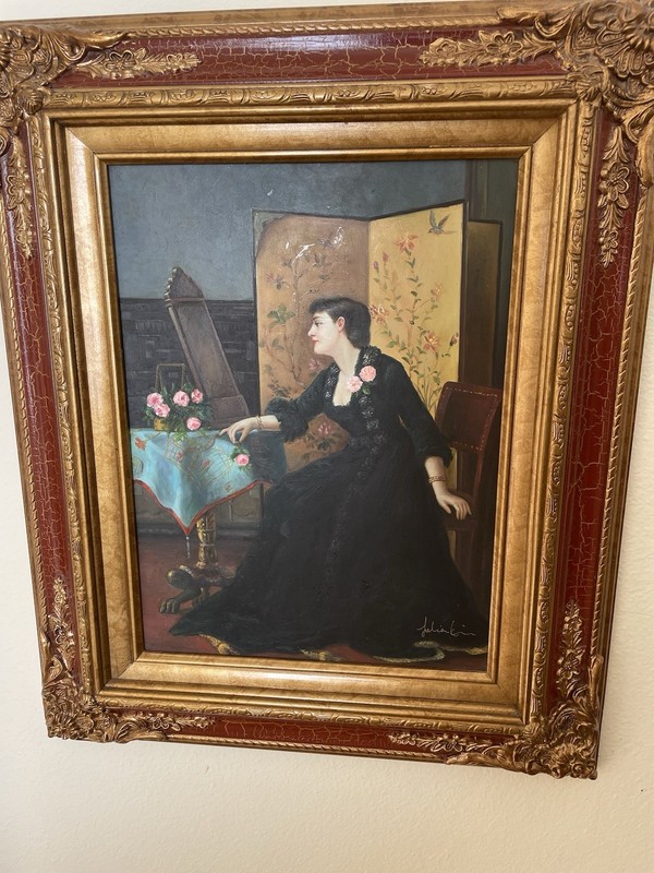 antique oil painting