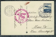 Zeppelin, Luftschiff Hindenburg, Olympiafahrt 1936, DR Nr. 606