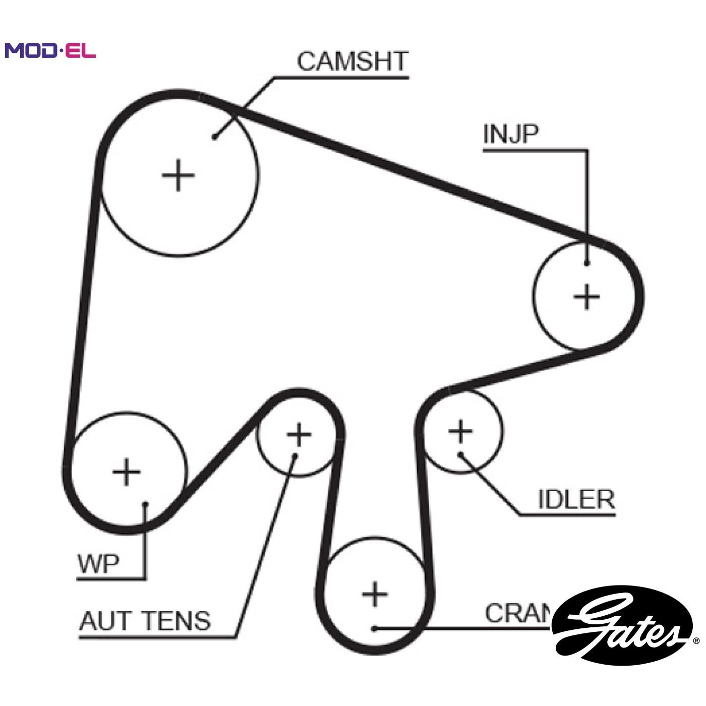 TIMING BELT 5630XS FOR MAZDA ATENZA/Hatchback/Station/Wagon PREMACY AXELA 2.0L
