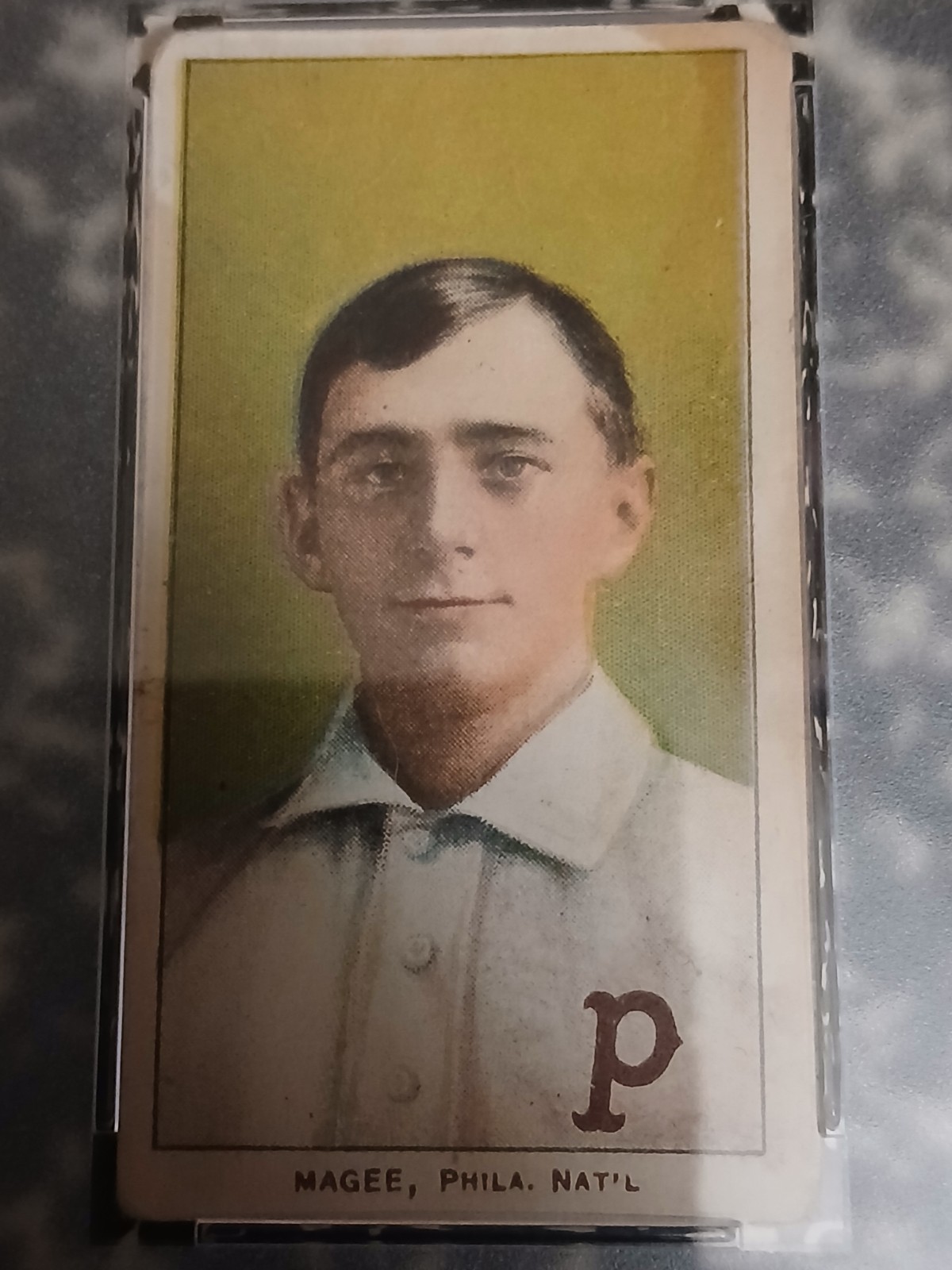 Sherry Magee T-206 1909-11 Sweet Caporal TOBACCO Card PSA 2(MK) VERY Rare INVEST view 14