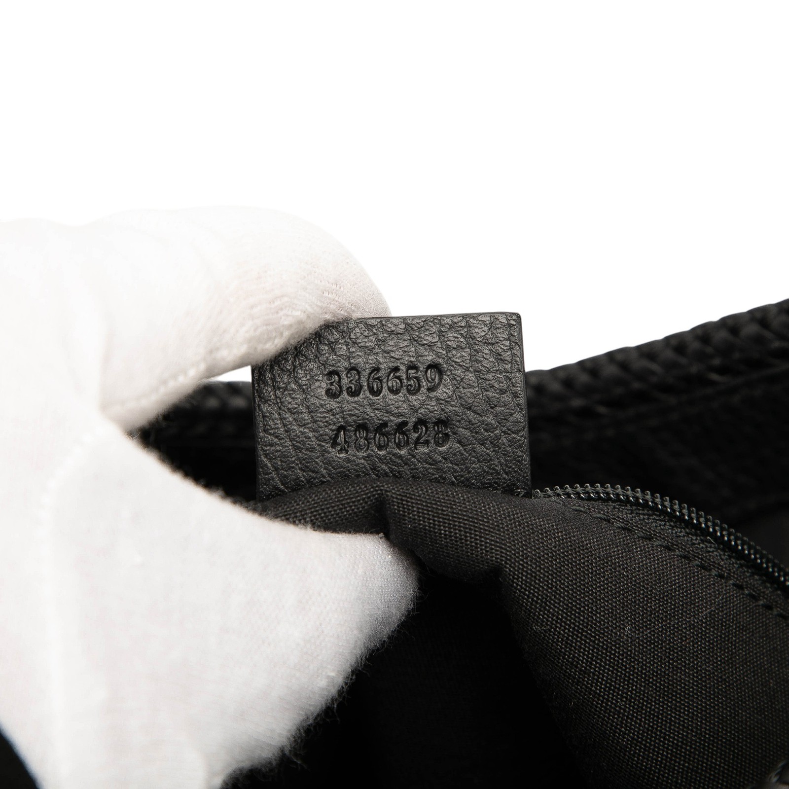 Authenticated Gucci Medium Leather Marrakech Blac… - image 6