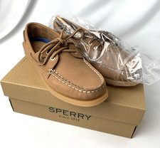 NEW SPERRY TOP-SIDER A/O 2-Eye Boat Shoe Womens 7 Beige
