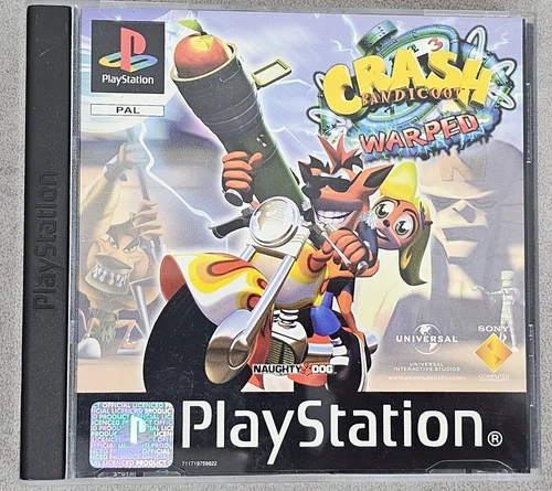 Crash Bandicoot 3 Warped Sony Playstation 1 Ps1 Pal Multi