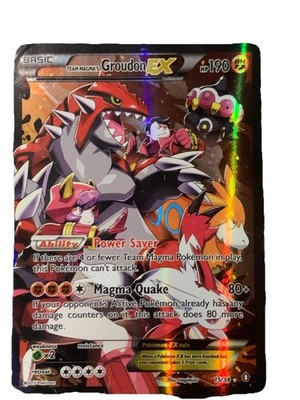 Team Magma's Groudon EX 15/34 Double Crisis Holo DMG