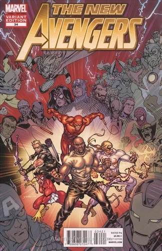 New Avengers (2nd Series) #34A VF/NM; Marvel | Bendis - w/Bag+Board