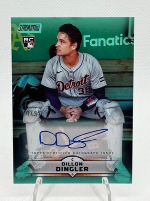 Dillon Dingler RC 2025 Topps Stadium Club #SCBA-DD Turquoise ON-CARD Auto /99