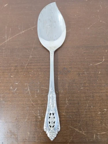 Rose Point by Wallace Sterling Silver Jelly Server Spoon