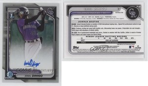 2024 Bowman Chrome Prospect Auto Refractor /499 Eriel Dihigo #CPA-ED Auto