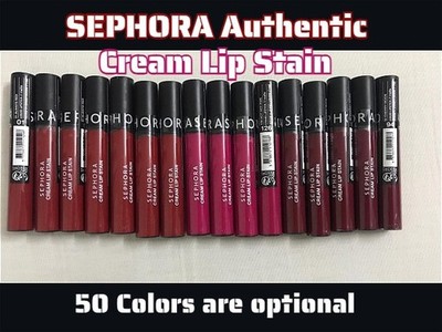 SEPHORA NIB Authentic Cream Lip Stain 10HR Liquid Lipstick 50Colors are optional