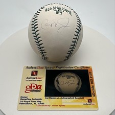 Cal Ripken Jr HOF Baltimore Orioles Signed All Star Baseball AUTO GDA