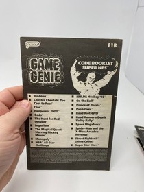 Nintendo NES Game Genie Galoob (1990) ☆ 10 Codebook Update Lot ☆