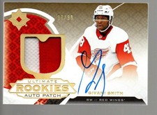2019-20 Ultimate Collection Patch Autographs #143 Givani Smith 37/99