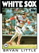 1986 Topps #346 Bryan Little