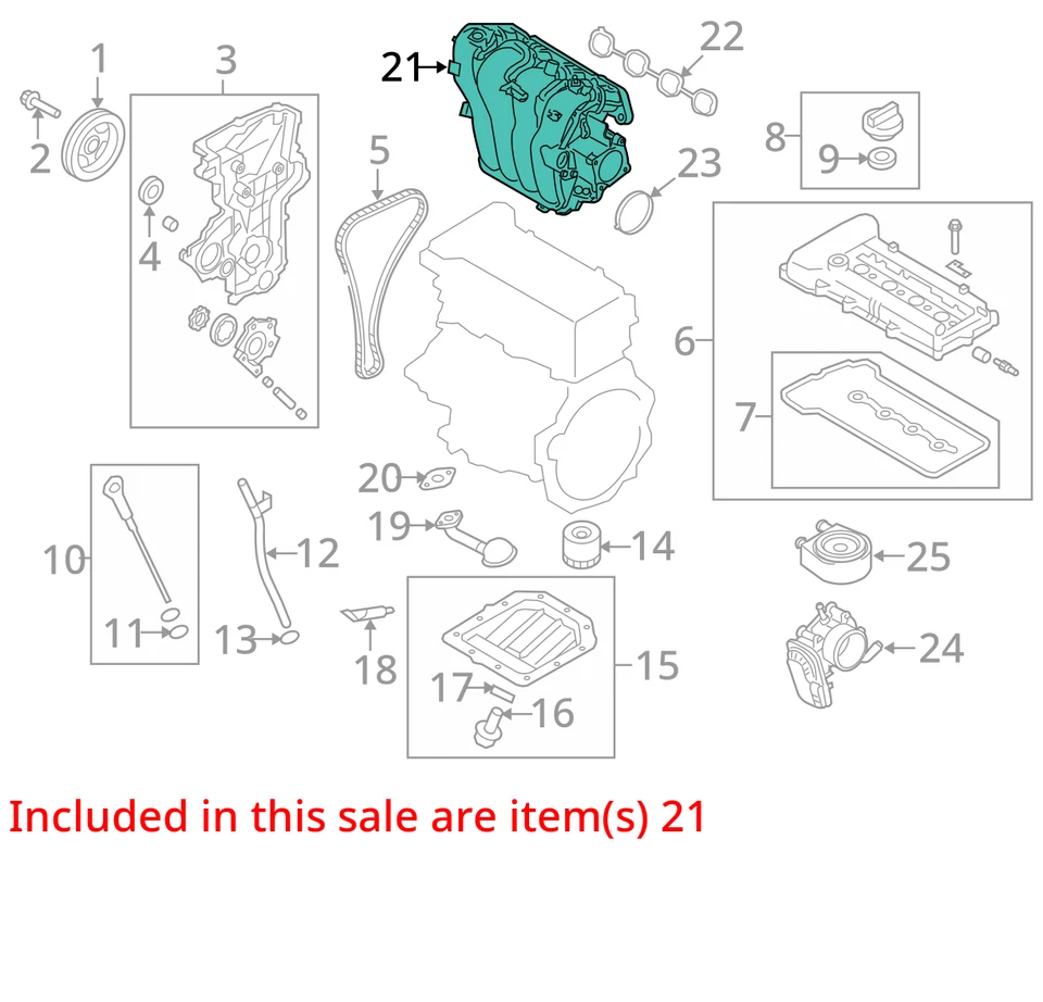 2012-2016 Kia Soul Air Intake Manifold TWQYQ - Image 3 of 4