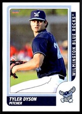 2021 Tyler Dyson Choice Minor League Rookie Card Wilmington Blue Rocks